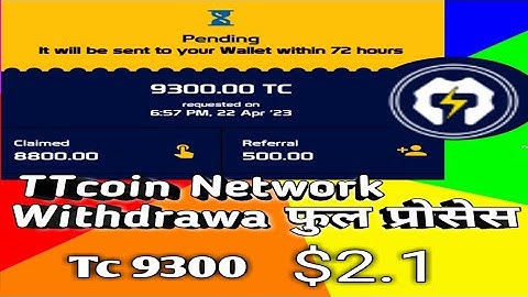 #TTcoin Network Withdrawal  full process 9300 =$2.1 core app New Airdrop core mining new update