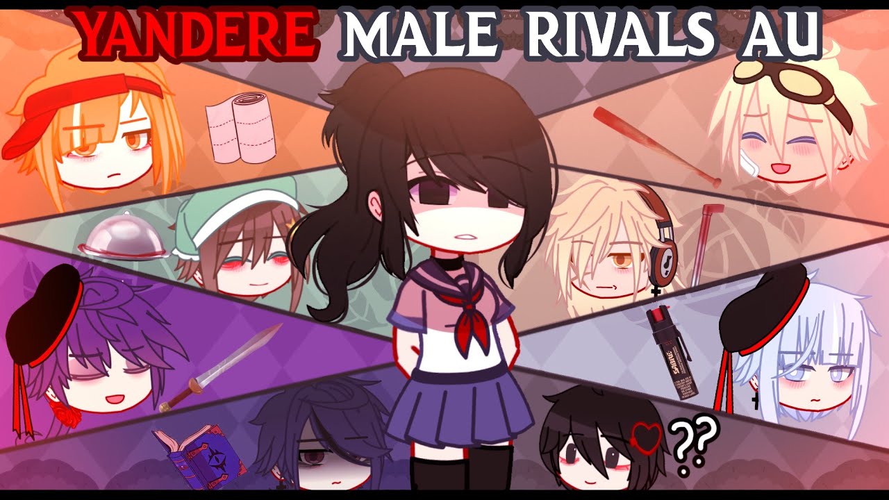 ✎ᝰ┆YANDERE MALE RIVALS react to Ayano Aishi || Yandere Simulator GCRV (BDAY SPECIAL!)