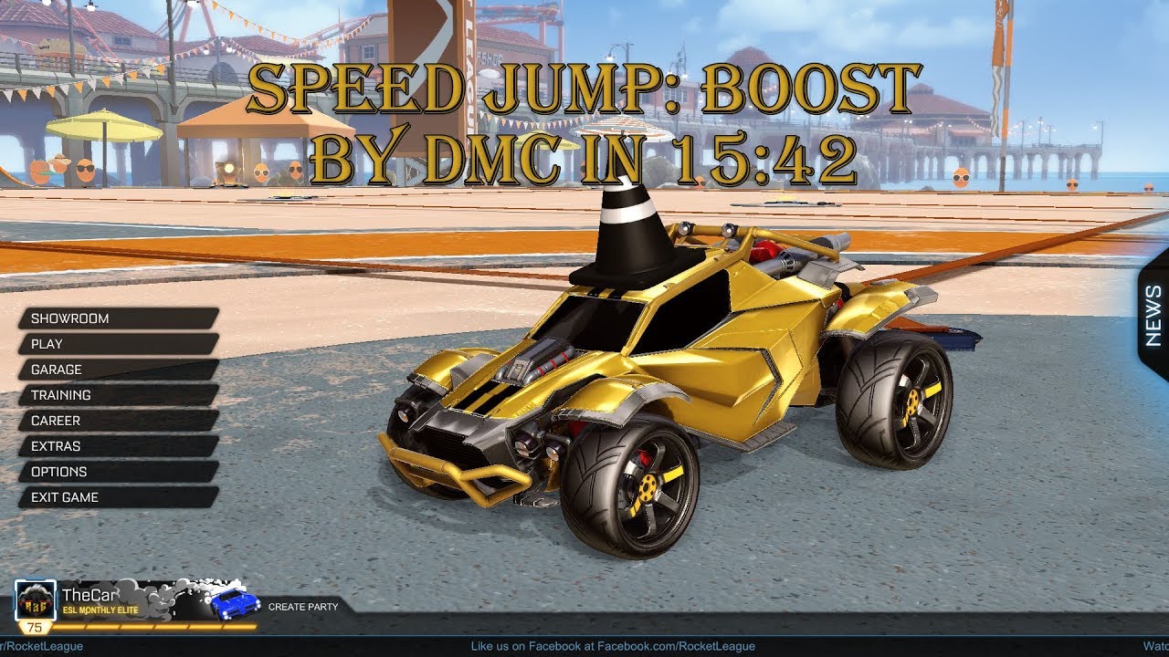 Rocket League Speed Jump Boost WR? [1542] YouTube