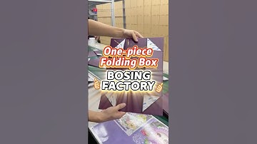 One-piece folding box saves you storage and shipping costs🎁