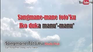 SANGMANE TOTO'KU | Karaoke Toraja Versi Keyboard
