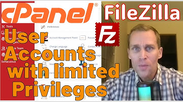 CPanel User Accounts and FileZilla Connection Tutorial