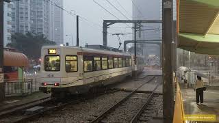 港鐵輕鐵751P線 第三期列車 1106 駛入天榮站7號月台