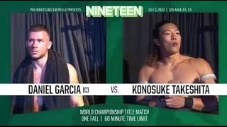 Konosuke Takeshita vs Daniel Garcia | PWG World Title Match