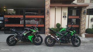 Quick walkaround of Motojok's ninja1000sx and My z900 ✅