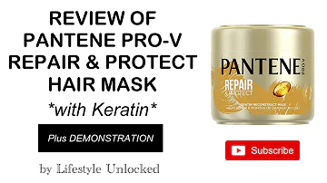 Review of PANTENE PRO-V REPAIR & PROTECT HAIR MASK | Does it really remove signs of damage in 1 use?