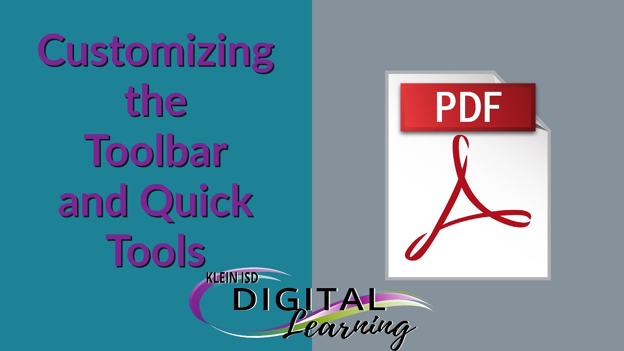 Customizing the Toolbar and Quick Tools - YouTube