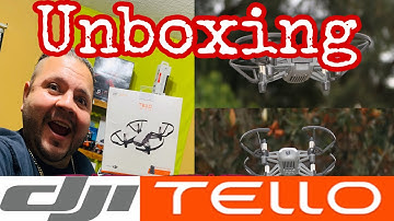 TELLO UNBOXING AND FIRST FLIGHT! | TELLO DRONE POWERED BY DJI & INTEL #dji #tello #drone #unboxing