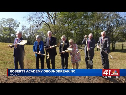 Mercer University breaks ground on new transitional school for students with dyslexia