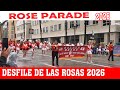 Rose Parade 2026 in Pasadena, CA 🎉