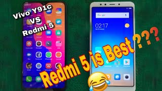 Vivo Y91c vs Redmi 5 //speed test//