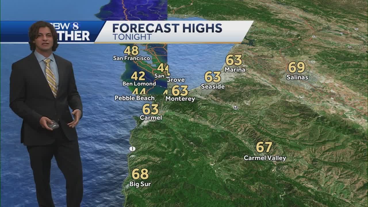 Slightly warmer Tuesday expected on Central Coast - YouTube