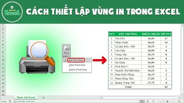 Cách thiết lập vùng in trong Excel | Đam mê Excel
