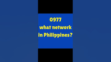 0977 what network in Philippines? #shorts #philippines #mobilenumber