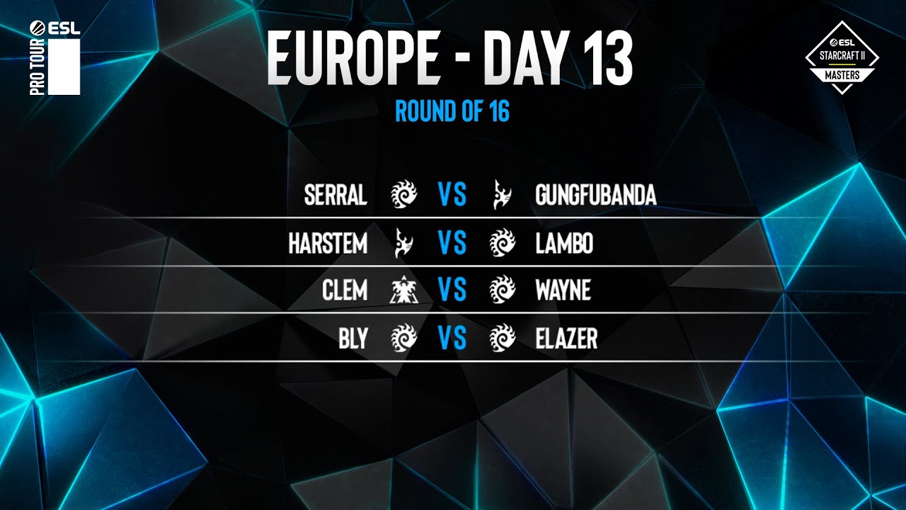 [ESL SC2 Masters Summer] EU Regionals День 13 YouTube