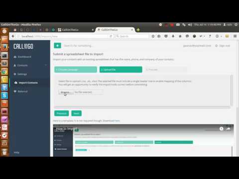 progressbar during import