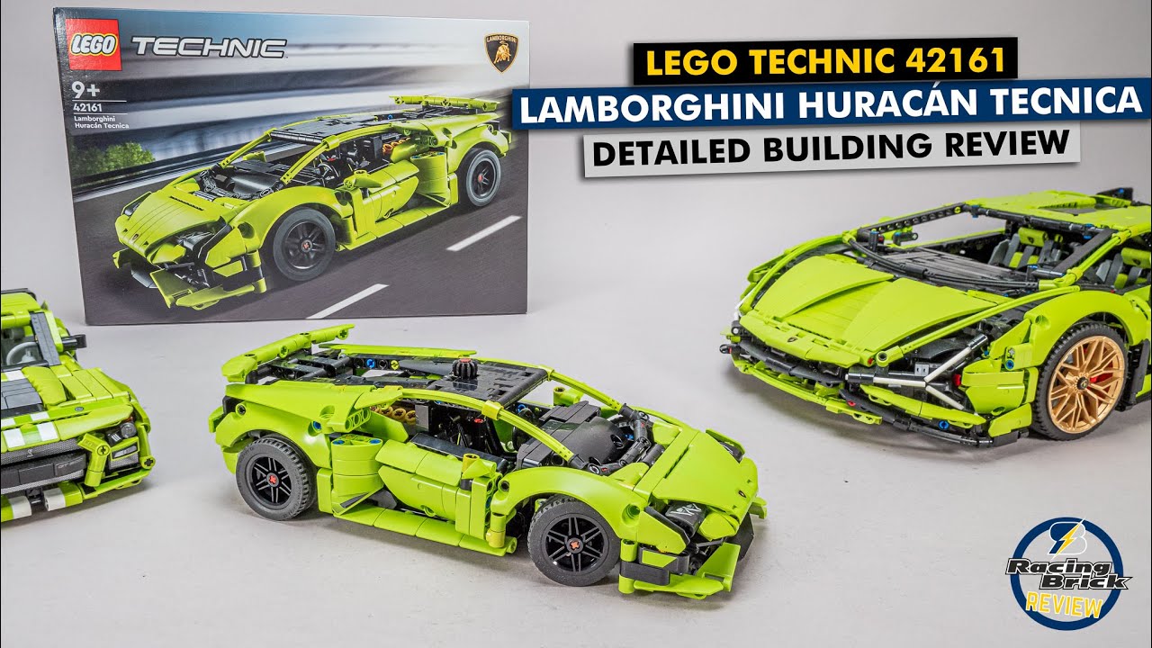 LEGO Technic 42161 Lamborghini Huracán Tecnica detailed building review 