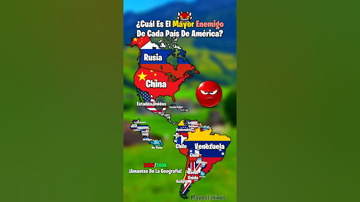 ¿Cuál es el mayor enemigo de cada país de América?