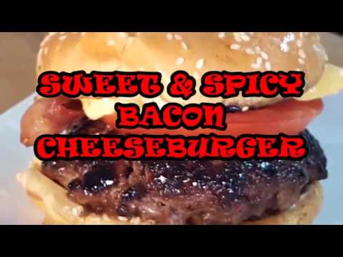 Sweet n Spicy Bacon Burger Recipe - Frugal Mom Eh!