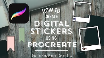 How To Create Digital Stickers Using Procreate & Import To GoodNotes