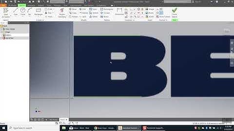 Insert Image into Inventor Part for Tracing