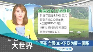 外蒙古對中國又愛又恨坐擁金山財政卻瀕臨崩潰 討好陸盼加入一帶一路拚經濟主播 王志郁【大世界新聞】20181205三立iNEWS