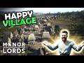 How to Reach 97% Happiness for Insane Town Growth! | Manor Lords