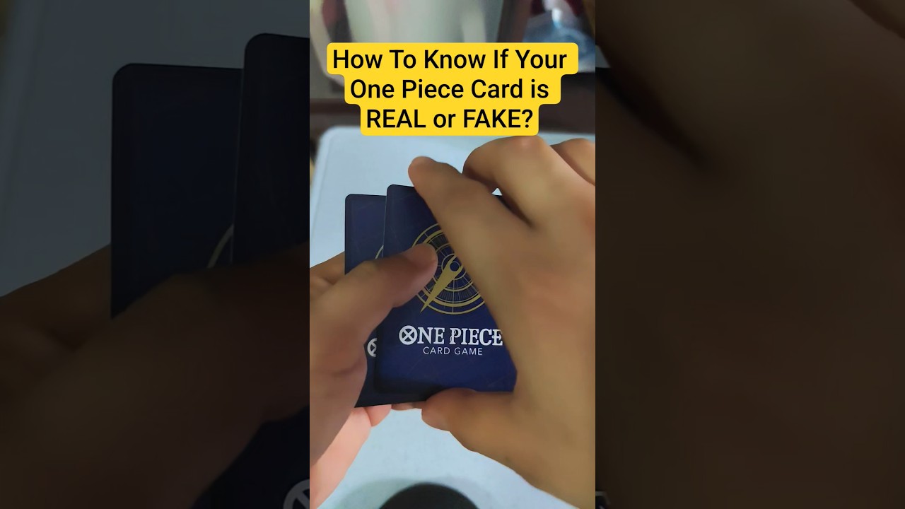 HOW TO KNOW IF YOUR ONE PIECE CARD IS REAL OR FAKE (EASY)