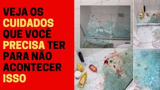 Box Quebrou Igora ?Cuidado para não se corta