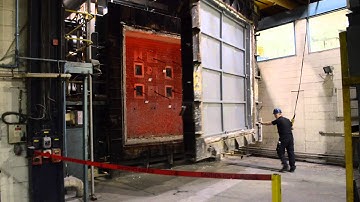 IMO FTP A60 Fire Test on Firevault wall panel