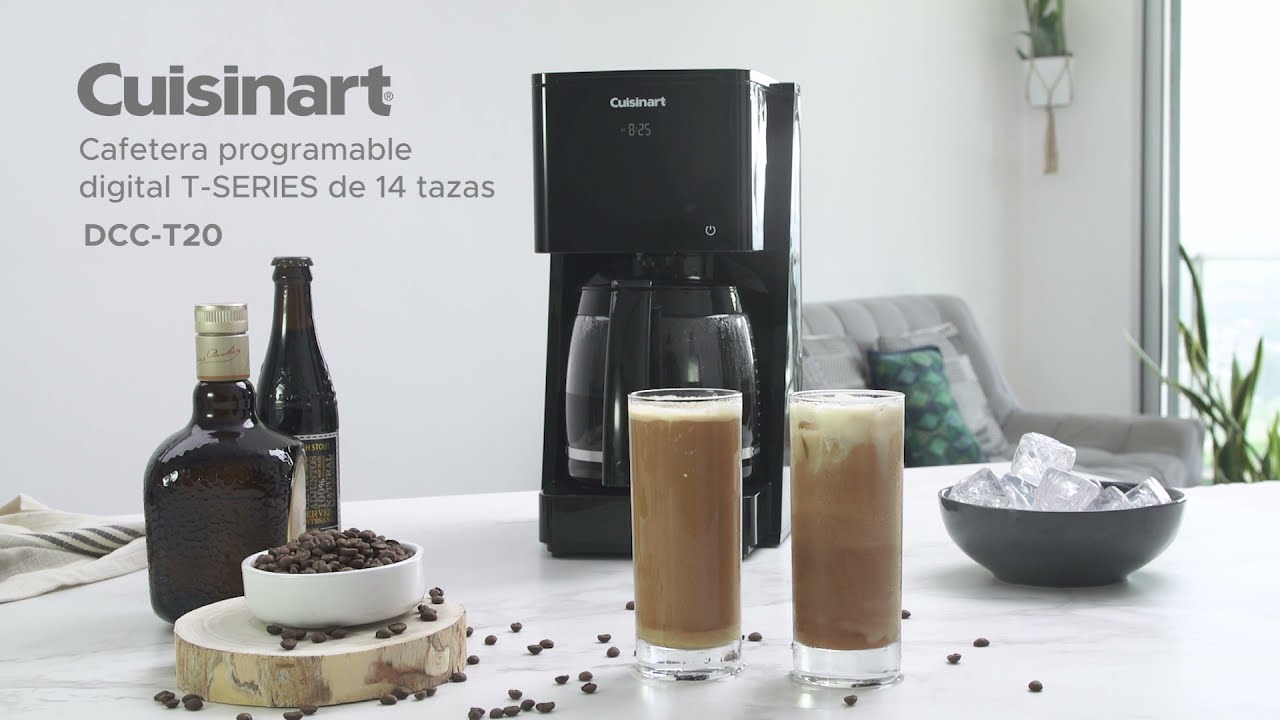 Dublin Iced coffee - Cafetera programable digital T-SERIES de 14 tazas  DCC-T20 de Cuisinart® - YouTube