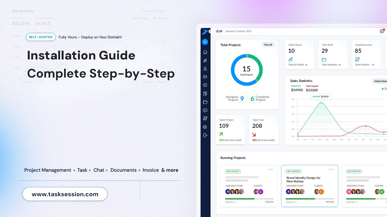 Task Session Installation Guide | Self-Hosted CRM Setup - YouTube