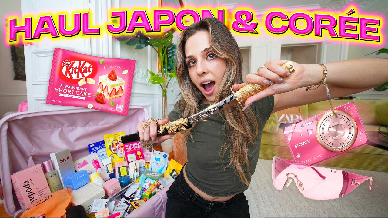 TOUT CE QUE J'AI ACHETÉ AU JAPON ET EN CORÉE 🇯🇵🇰🇷 + ce que je pense des deux pays