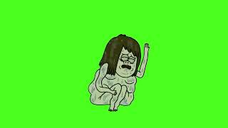 Regular show Muscle Man Crying Green Screen