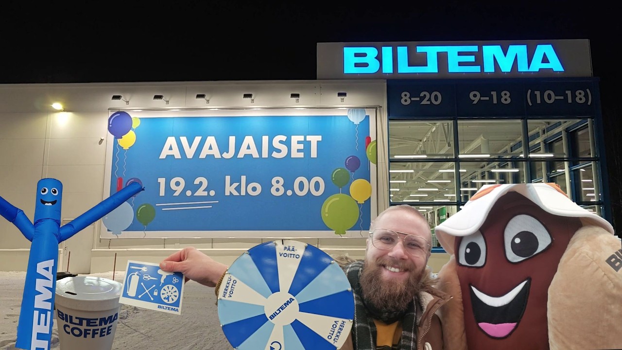 Hämeenlinna Biltema avajaiset