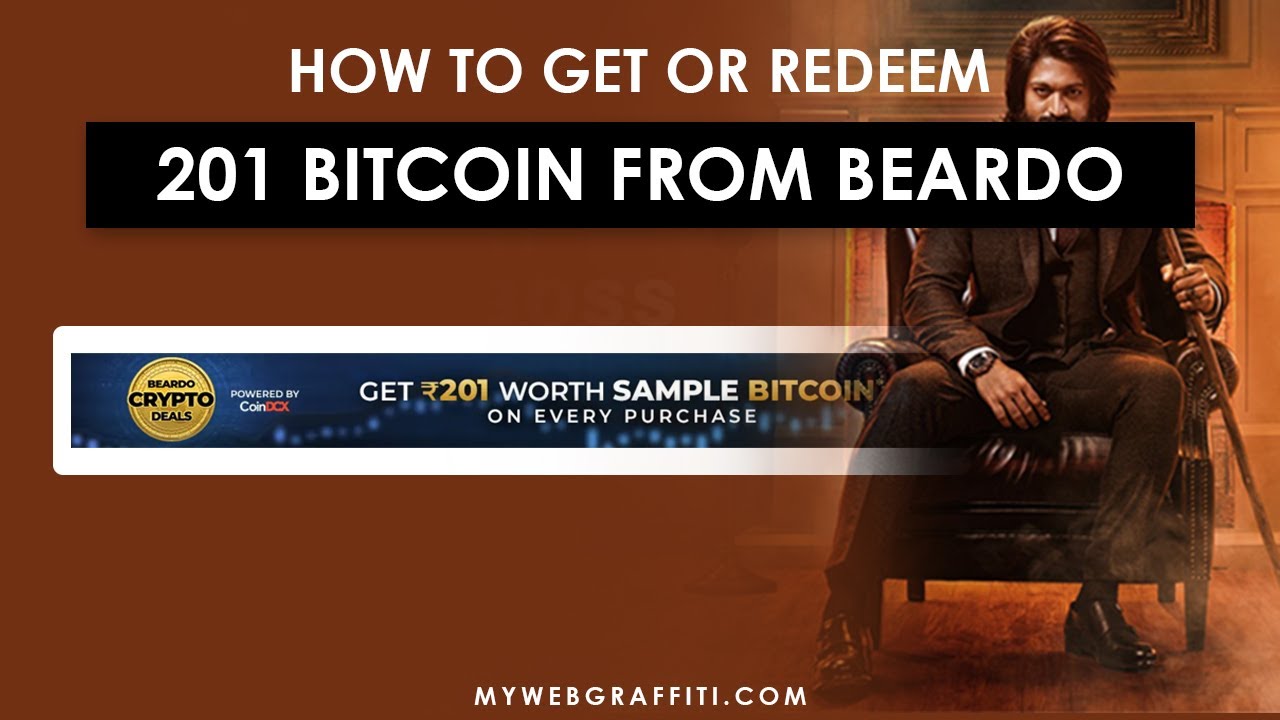 Free BITCOIN on Purchase of Beardo Products | Free crypto 201 | Cred Offer