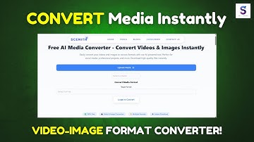 🎥 Instant Media Format Conversion in SCENITH | Convert Videos & Images in Seconds!⚡