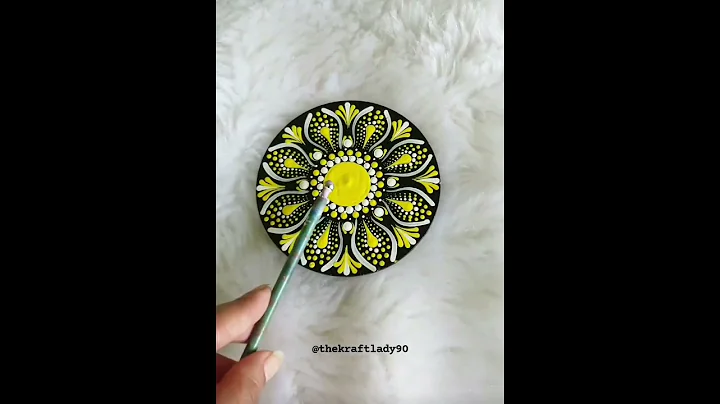 Mandala Art 💛 #shorts #shortvideo #trending #youtubeshorts #art #diy #viral #india #mandala #artist