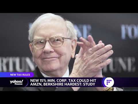 15% corporate tax could hit berkshire hathaway, amazon and other large corporations hard: study