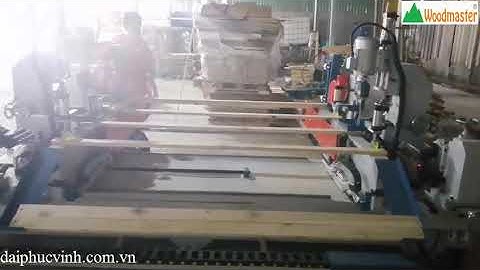 MÁY CẮT KHOAN TỰ ĐỘNG 2 ĐẦU