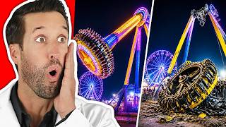 ER Doctor REACTS to Insane Theme Park Ride Injuries