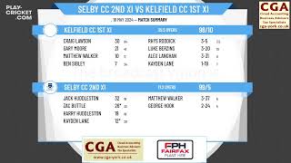 Selby CC 2nd XI v Kelfield CC 1st XI