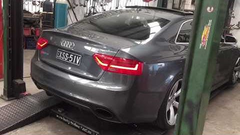 Audi RS5 w/ ECS centre muffler / resonator delete ...