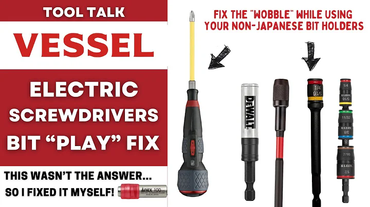 Vessel Electric Screwdriver  - Simple Fix to make it work with ALL your Bits #tools  #electrical