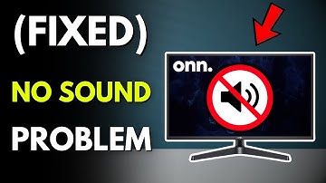 How to Get Sound on Onn Monitor no Sound
