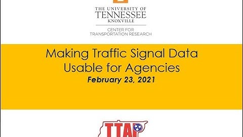 Making Traffic Signal Data Usable for Agencies