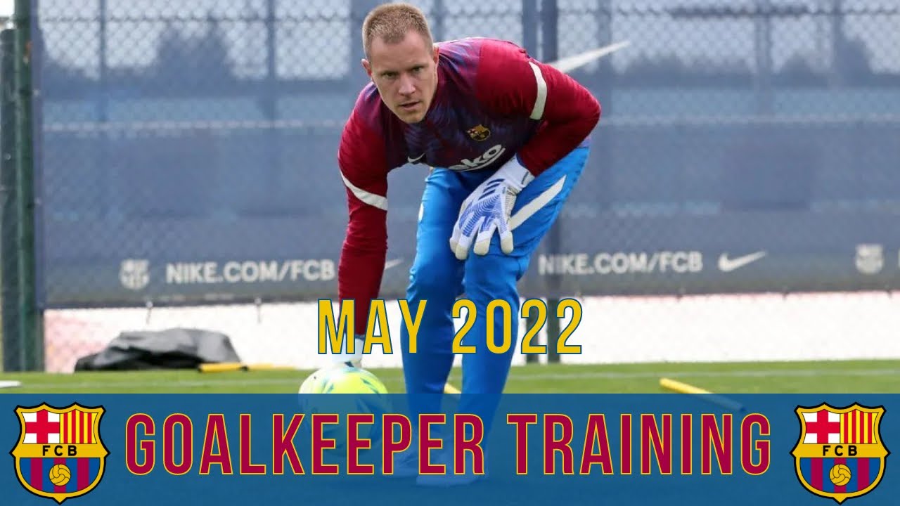 Ter Stegen & Neto | FC Barcelona: Goalkeeper Training | May 2022 (with Tenas, Peña & Carević)