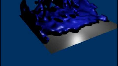 my first blender fluid simulation