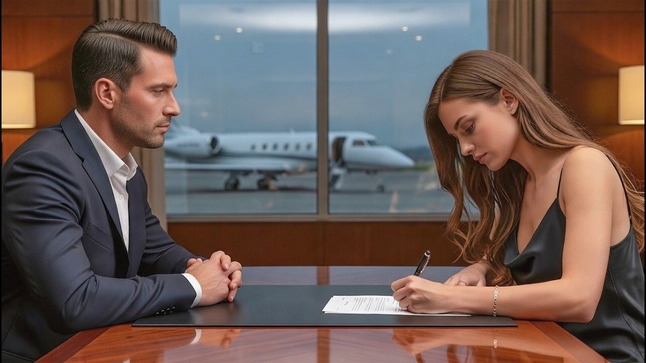 Sie unterschreibt die Scheidung leise — doch ihre Ankunft im Jet eines Milliardärs schockiert alle!