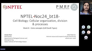 NPTEL - Cell Biology - Practice Session 8